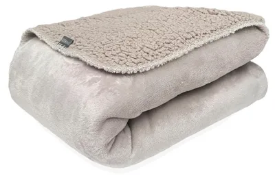 Produktbild von Wohndecke Lotus HOOMstyle -  Fleece Decke - Teddy - 130x170 cm - Sand