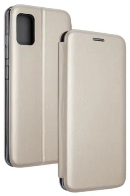 Obrázok produktu pre Beline knižkové magnetické puzdro zlaté pre Samsung A02s A025