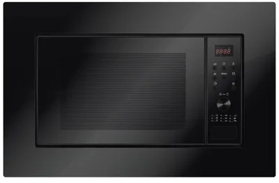 Produktbild von Amica Einbau-Mikrowelle im Black-Design20 Liter mit Grill, inkl. Einbaurahmen, 1 Drehteller, 1 Grillrost, Mikrowelle 700 W  9 Energiestufen, Grill 900 W, digitaler LED-Timer, Edelstahl-Garraum, EMW13170S