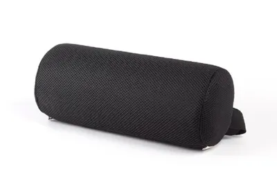 Produktbild von COIL Lendenkissen, Orthopädisches Kissen – ergonomisches Rückenkissen – Sitzkissen - Für Büro, Auto und Zuhause - Walze - Schwarz - 30 x 12 x 12cm