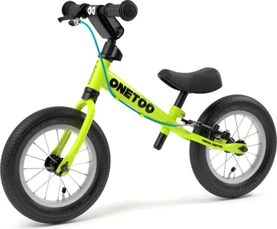 Produktbild von Yedoo OneToo - Laufrad für Kinder ab 1,5 Jahren, mit Luftreifen 12/12, Bremse und verstellbarem Lenker,  Limette