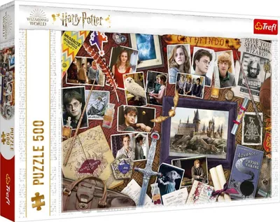 Zdjęcie produktu dla Trefl Hogwart Memories / Warner Harry Potter, 500 szt., Telewizja/filmy