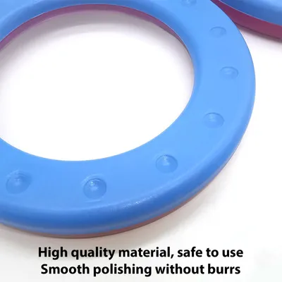 Zdjęcie produktu dla Bębenek Okulary Nieregularny Kształt Klask Instrument Perkusyjny Gładkie Ranty Bezpłatne Różowy Niebieski Dwustronny Prezent Urodzinowy