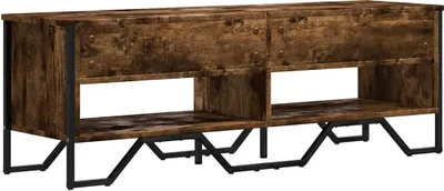 Obrázok produktu pre vidaXL TV skrinka údený dub 122x34x41 cm materiál na báze dreva