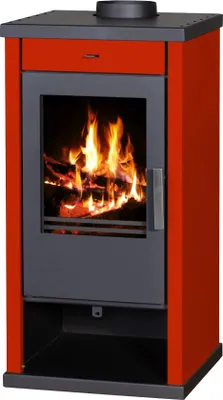Image de Poêle à bois Victoria Vanessa Lux Bordeaux - 9 kW, A+, compact et efficace