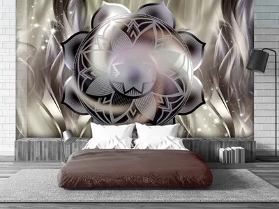 Produktbild von Vlies Fototapete 400x280 cm Tapeten Wandtapete XXL Abstrakt Mandala a-C-0053-a-c