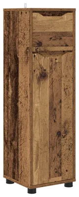 Image de vidaXL Armoire de salle de bain Vieux bois 30,5 x 30 x 101 cm Bois composite