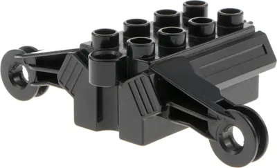 Produktbild von 1x Lego Duplo Toolo Bau Stein Motor Block schwarz Set 2946 9200 2909 31382c01