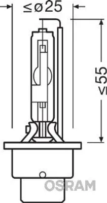 Zdjęcie produktu dla Osram 4008321401533, 35 V, 6000 K, 1 szt.