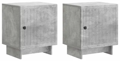 Zdjęcie produktu dla Szafka Nocna 2 szt. Betonowy szary 43 x 34,5 x 50 cm