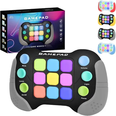 Productafbeelding van Pop elektronisch zwart spel - Fidget-speelmachine voor sensorisch - Sensorisch speelgoed - Fidget voor autisme