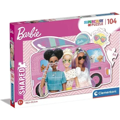 Produktbild von Barbie Wohnmobil Kinderpuzzle - 104 Teile Clementoni