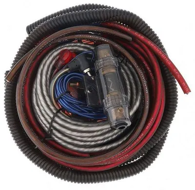 Immagine prodotto di Kit di amplificatore automatico da 10 gauge per impianti audio – Set di cavi da 1500 watt per subwoofer e amplificatori