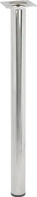 Produktbild von Möbelfüße 400 mm chrom rund Stahlr.