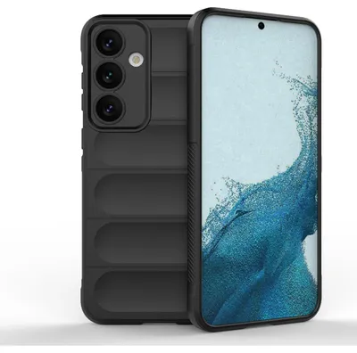 Produktbild von Mobigear Bumpy Schutzhülle für Samsung Galaxy S24 Plus – Flexible TPU-Hülle, Schwarz