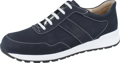 Produktbild von FINN COMFORT Prezzo Herren Halbschuhe blau Nubukleder - Größe: UK 9