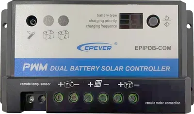 Produktbild von EPEVER® EPIPDB-COM 12-24V 20A PWM Solar Laderegler, Duo Batterie, 0% MwSt.