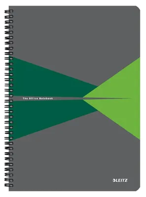 Produktbild von Leitz 46481055, Muster, Grün, Grau, A4, 90 Blätter, 80 g/m², Liniertes Papier
