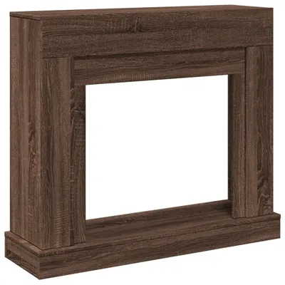 Zdjęcie produktu dla vidaXL Obudowa kominka brązowy dąb 100x30x87,5 cm materiał drewnopochodny