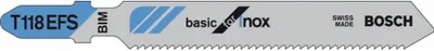 Produktbild von Bosch Stichsägeblatt T 118 EFS Basic for Stainless Steel, 5er-Pack 2608636497