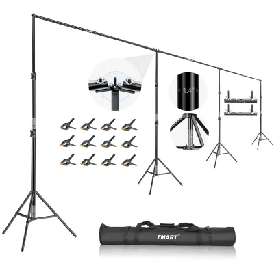 Obrázok produktu pre Nastaviteľný rám na pozadie, robustný stojan na fotografické pozadie