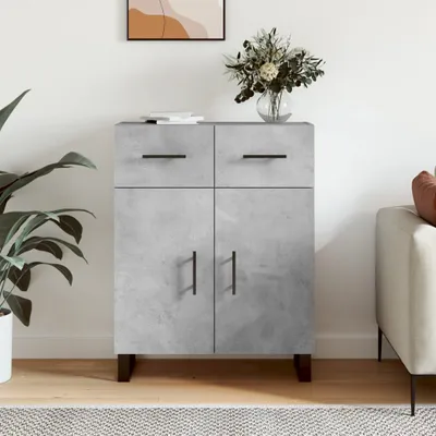 Produktbild von [Home] Sideboard Betongrau 69,5x34x90 cm Holzwerkstoff , Neue Mode 2024 im häuslichen Leben