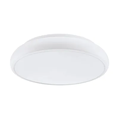 Image de EGLO 33764 Plafonnier à LED Crosslink RIODEVA-C blanc H : 10,5 cm Ø 44,5 cm dimmable 2700-6500K avec fonction Connect