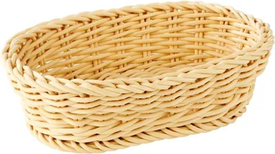 Produktbild von APS 50624 Korb PROFI LINE, Polypropylen, 19 x 12 cm, Höhe 6 cm, hellbeige