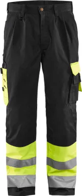 Produktbild von Blakläder High Vis Bundhose 1584 1860 in div. Farben, Farbe:gelb/schwarz, Größe:58