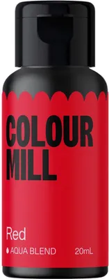 Produktbild von Colour Mill Aqua Blend Lebensmittelfarbe Red 20 ml