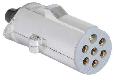 7-poliger 24 V Stecker Typ S aus Aluminium