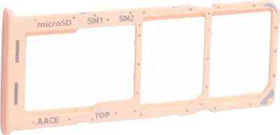 Produktbild von Simkartenhalter passend für Samsung Galaxy A23 5G (SM-A236B), Dual-Nano-SIM + micro-SD, Pfirsichfarben