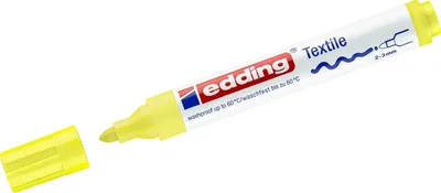 Produktbild von Edding 4500, 1 Stück(e), Gelb, Rundspitze, 2 mm, 3 mm, 138 mm