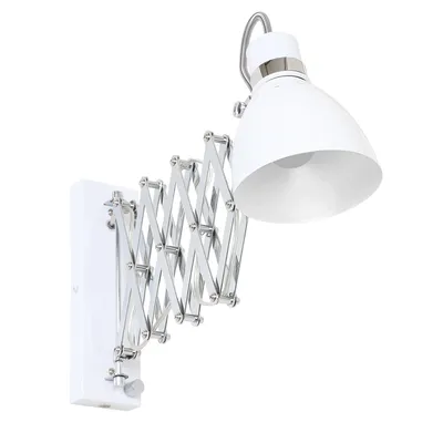 Produktbild von Steinhauer Wandleuchte Spring 1-flammig Weiß Matt 12,5x28-70cm