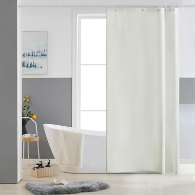 Immagine prodotto di Tenda da doccia Furlinic, poliestere, tessuto idrorepellente, 85x180 cm, beige, con 6 ganci
