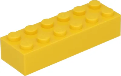 Produktbild von Lego® 2x6 Stein 2456 - 250 Stück Gelb