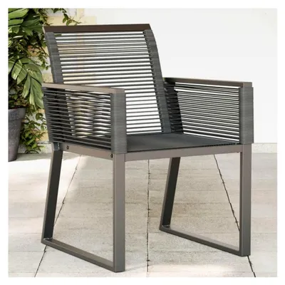 Produktbild von Gartenstühle aus Polyrattan, Schwarz, 4 Stück