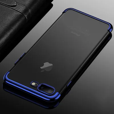 Produktbild von Handy Hülle Schutz Case für Apple iPhone 7 / 8 Plus Durchsichtig Transparent Blau
