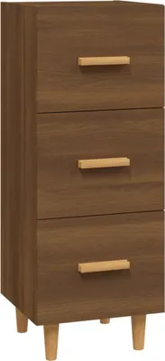 Obrázek produktu pro vidaXL Příborník hnědý dubový 34,5x34x90 cm výrobek ze dřeva