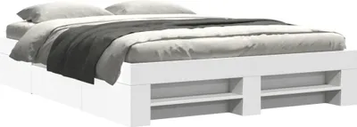 Obrázek produktu pro vidaXL Postel White 150x200 cm Dřevěný materiál