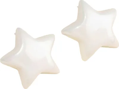 Immagine prodotto di Orecchini AD-33421 - Star / Bianco: Eleganza Quotidiana KP33421