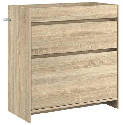 Obrázek produktu pro vidaXL Koupelnová skříňka Sonoma dub 78,5 x 37,5 x 81 cm dřevotřísková deska