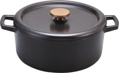 Immagine prodotto di Casseruola in ghisa smaltata 30 cm nera Beka 100168