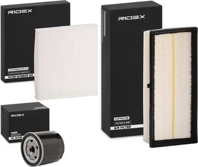 Produktbild von RIDEX Filterset Inspektionspaket Filtersatz für TOYOTA Yaris Schrägheck (P9)