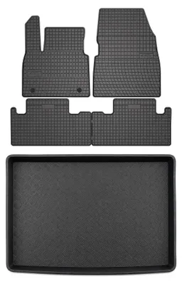 Immagine prodotto di Tappetini gomma SolidPRO + bagagliaio per Renault Megane E-Tech 2022- 5 pezzi