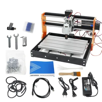 Obrázek produktu pro CNC frézka, krokový motor Nema17, řídicí jednotka Grbl, pouze stroj, s 20W laserem, 110-220V