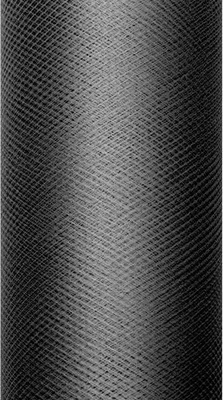 Zdjęcie produktu dla Tiul gładki, czarny, 0,3 x 9m (1 szt. / 9 mb.)