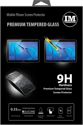 Immagine prodotto di cofi1453® Vetro protettivo 9H compatibile con Huawei MediaPad T3 9,6 pollici protezione dello schermo su misura