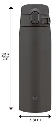 Produktbild von Zojirushi SM-VB60BM Thermobecher Edelstahl 600ml Schwarz