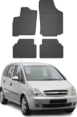 Immagine prodotto di 2003-2010 Opel Meriva tappetini in gomma nera 4 pz
